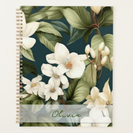 Agenda Belo padrão floral clássico