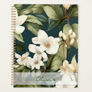 Agenda Belo padrão floral clássico
