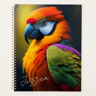 Agenda Belo papagaio Vibrante