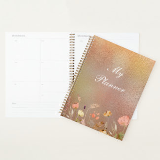 Agenda Belo Planeador de Flores Glossy