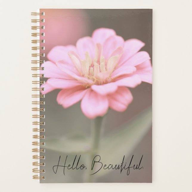 Agenda Belo Planner Floral Flor Rosa (Frente)