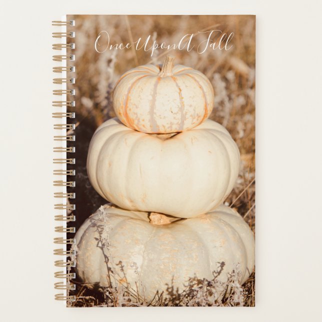 Agenda Belo Pumpkins Branco - Planeador de Prados de Outo (Frente)