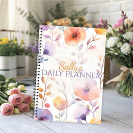 Agenda Belos Bloom de Aquarela Suave