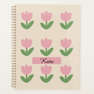 Agenda belos tulipas simples