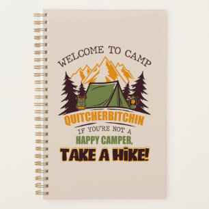 Agenda Bem-Vindo Ao Campo Quitcherbitchin Happy Camper