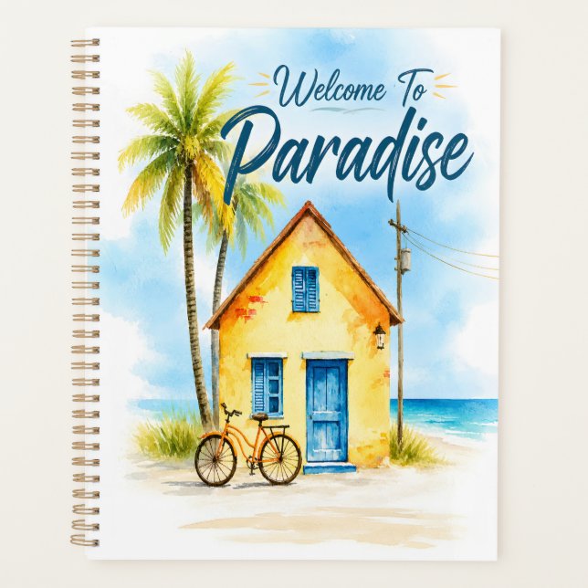 Agenda Bem-vindo ao Paraíso Escape (Frente)