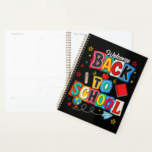 Agenda Bem-vindo de Volta à Escola Professor Feliz Primei