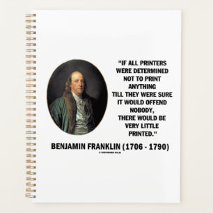 Agenda Ben Franklin Impressoras Não Para Impressão Cotaçã
