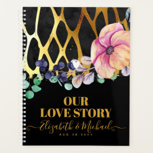 Agenda BEORGANIZADO Nossa História De Amor Leopard Imprim