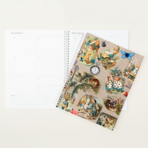 Agenda Berçário Alice Colorido Clássico Wonderland Século