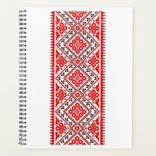 Agenda Berçário Vermelho Ucraniano Sois Vyshyvanka Planne