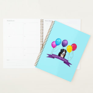 Agenda Bernese Mountain Dog Feliz Aniversário Gift Bag
