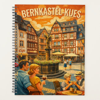 Agenda Bernkastel-Kues Germany Vintage Travel Art