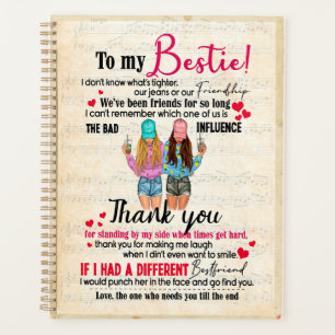 Agenda Bestie Gifts   Carta À Minha Bestidade, Muito Obr