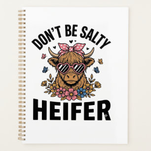 Agenda Bezerrilha Engraçada Floral Borboleta Design Vinta