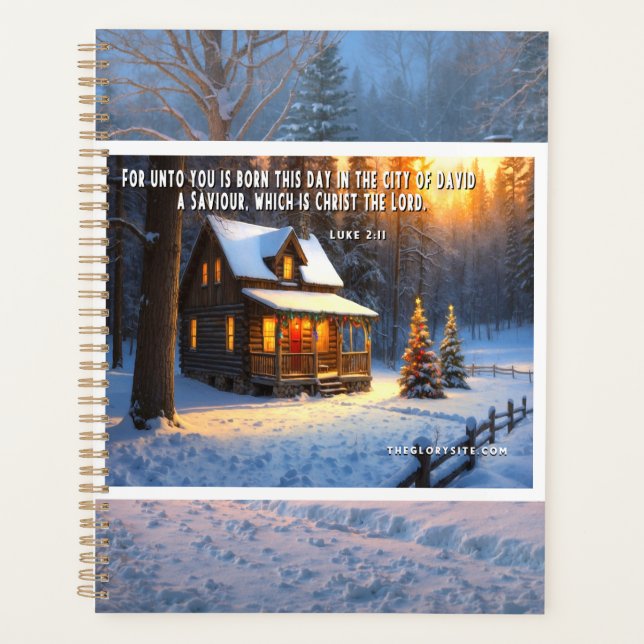 Agenda Bible Verse Christmas (Frente)