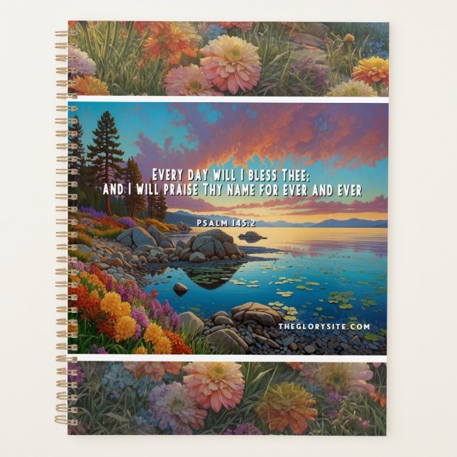 Agenda Bible Verse Psalms (Frente)