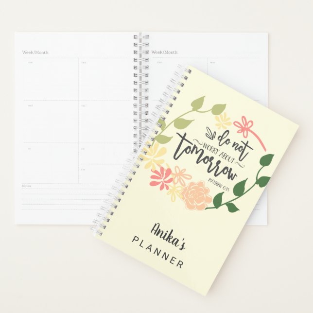 Agenda Bíblia branca Letra versa, em caracteres cristãos (Exibição)