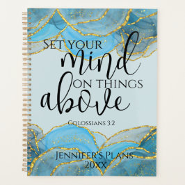 Agenda Bíblia Cristã Versa Tinta Elegante Moderna