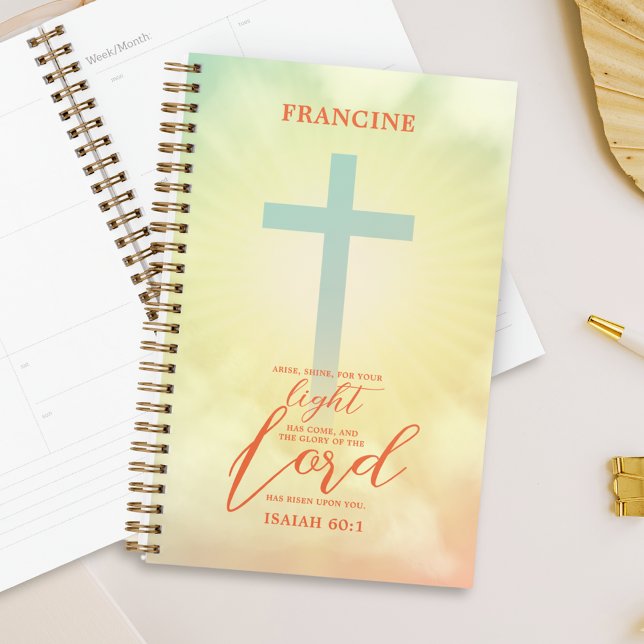 Agenda Bíblia Cruzada de Omre Personalizada Verso (Criador carregado)