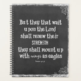 Agenda Bíblia Verse: Espere pelo Senhor