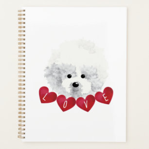 Agenda Bichon Frise dog LOVE