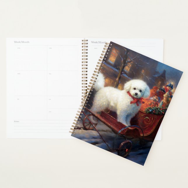 Agenda Bichon Frise Natal Fesason (Exibição)