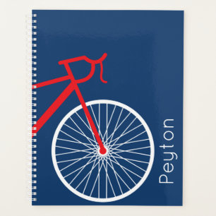 Agenda Bicicleta Vermelha e Branca