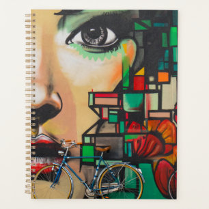 Agenda Bicycles on Graffiti wall