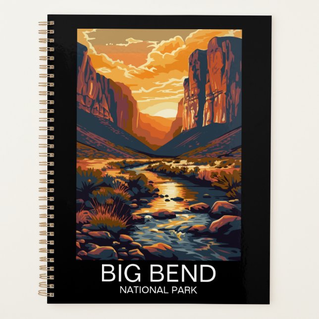 Agenda Big Bend National Park Viagem (Frente)