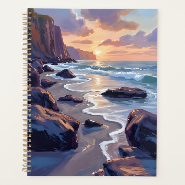 Agenda Big Sur, California Coastal Art Painting (Frente)