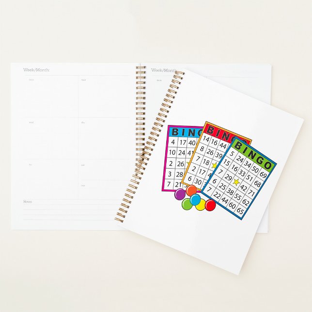 Agenda Bingo Cards Spiral Planner (Criador carregado)
