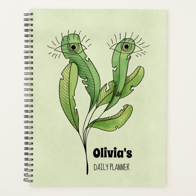 Agenda Biologia do amante de plantas de notebook da Botân (Frente)