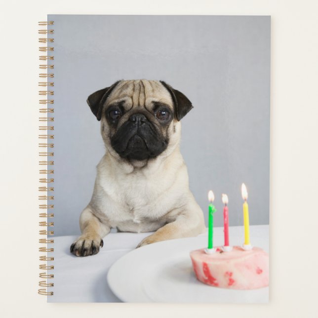 Agenda Birthday Pug (Frente)