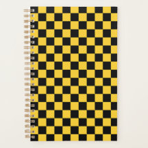 Black and gold checkerboard pattern