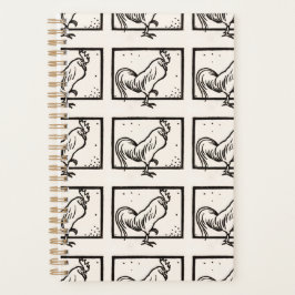 Agenda Black and White Rooster de Julie de Graag 2022