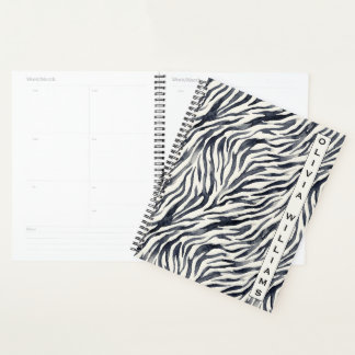 Agenda Black and White Zebra Print Pattern