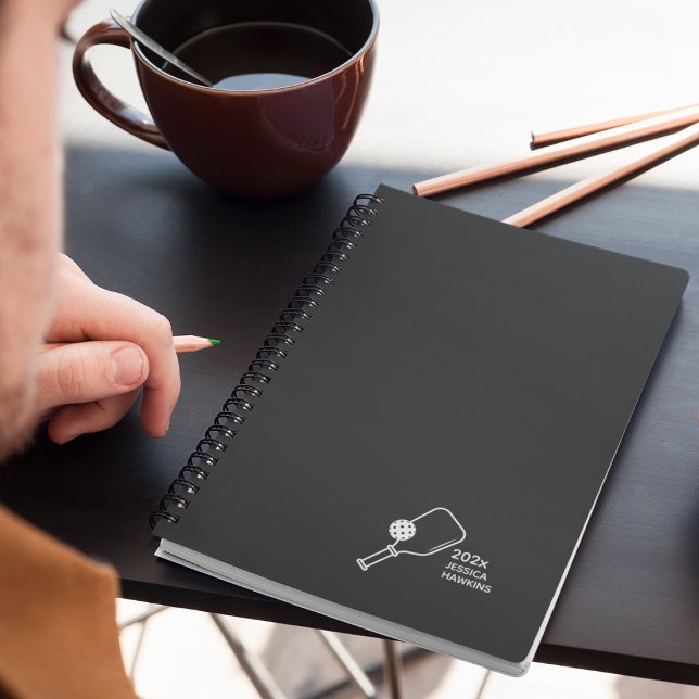 Agenda Black Noir Pickleball - Semanal Pessoal (Criador carregado)