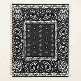 Agenda Black Paisley Bandana Birthday Hip Hop Rap Scarf