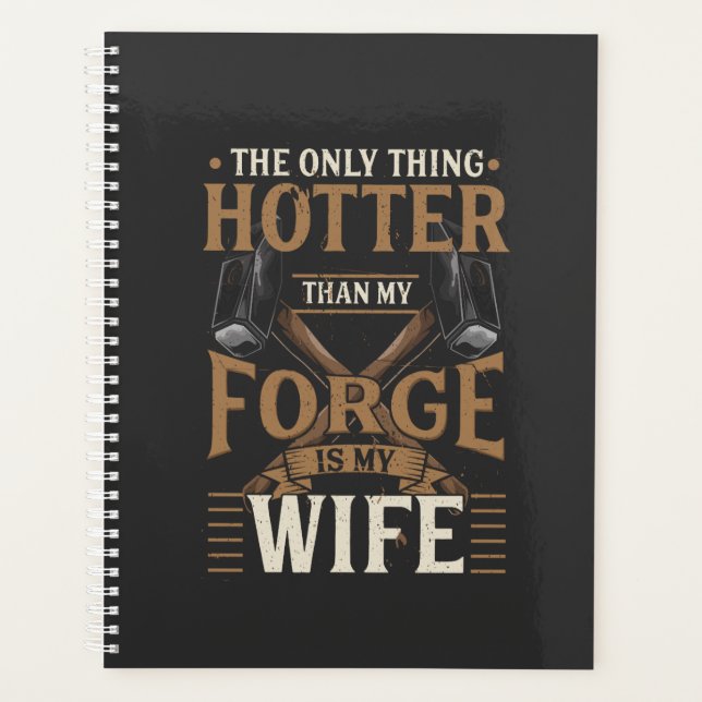 Agenda Blacksmith - Mais quente que minha forja (Frente)