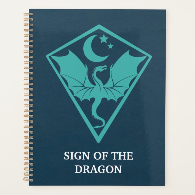 Agenda Blindagem do símbolo Dragon Sigil (Frente)