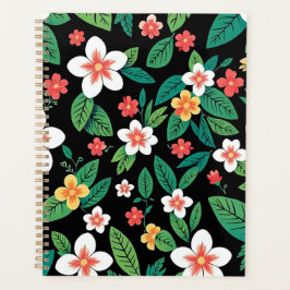 Agenda bloco de notas floral