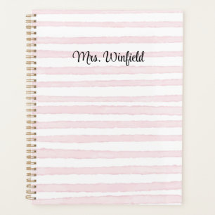 Agenda Blocos de Notas Personalizados Nome Professor Linh