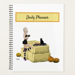 Agenda Blona Bruxa Pin Up Girl Daily Planner