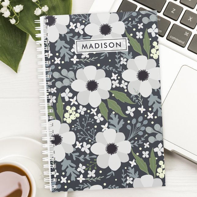 Agenda Blooms Florais Personalizados de marinhos (Criador carregado)