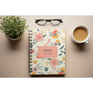 Agenda Blooms Floral Planner de Sucesso