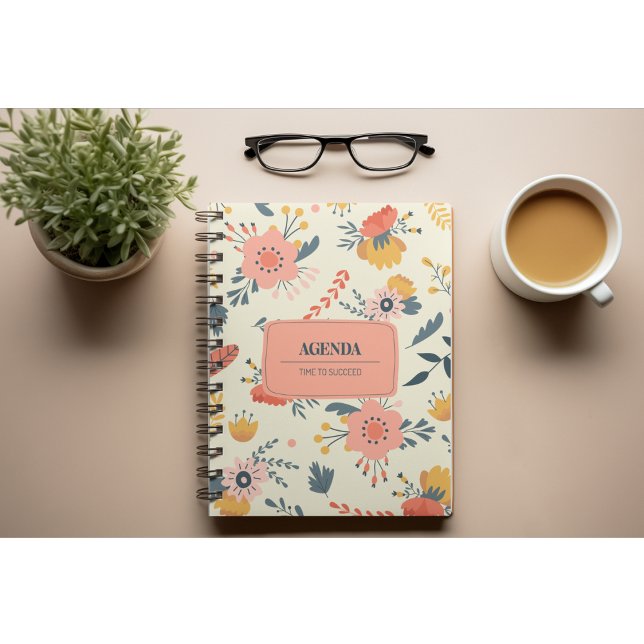 Agenda Blooms Floral Planner de Sucesso (Criador carregado)