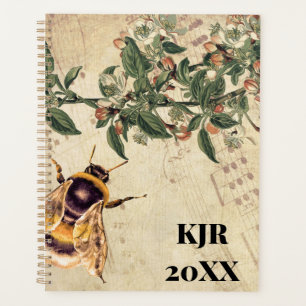 Agenda Blossomas de Maçã de Honeybee e Música Folha