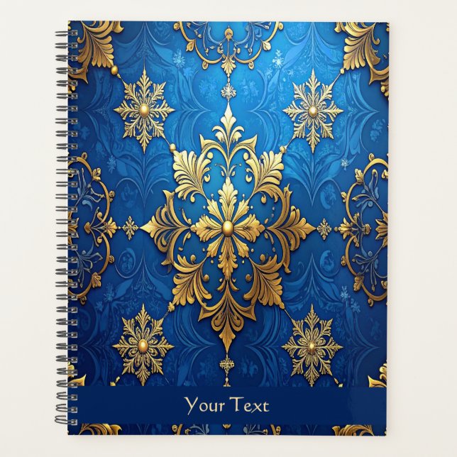 Agenda Blue Decorative Holiday Planner (Frente)