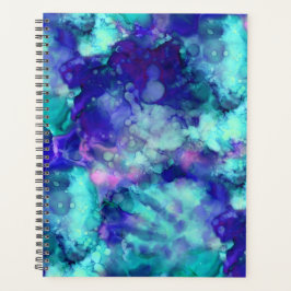 Agenda blue fantasy watercolors :